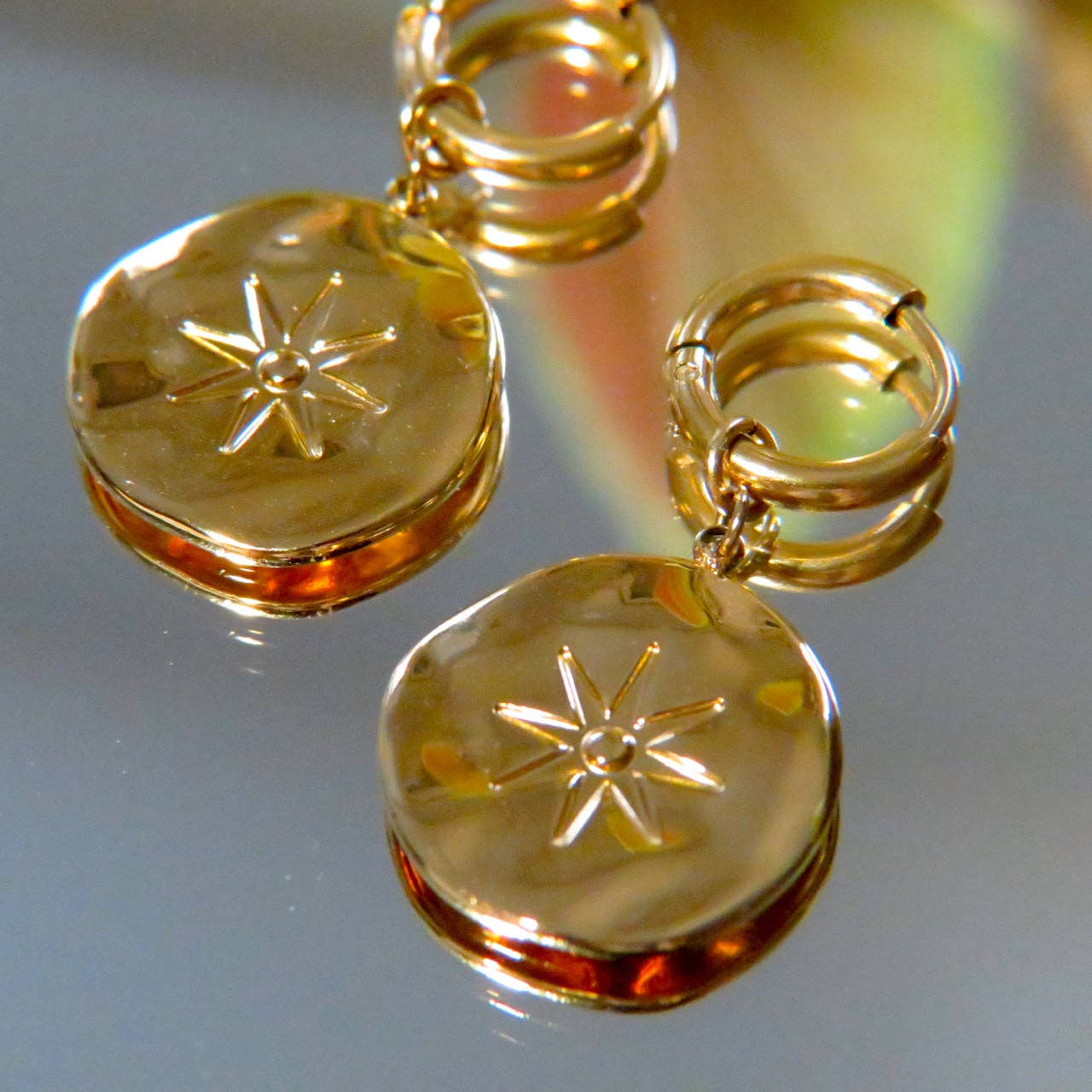 Pendientes de acero inoxidable «PASCALE»