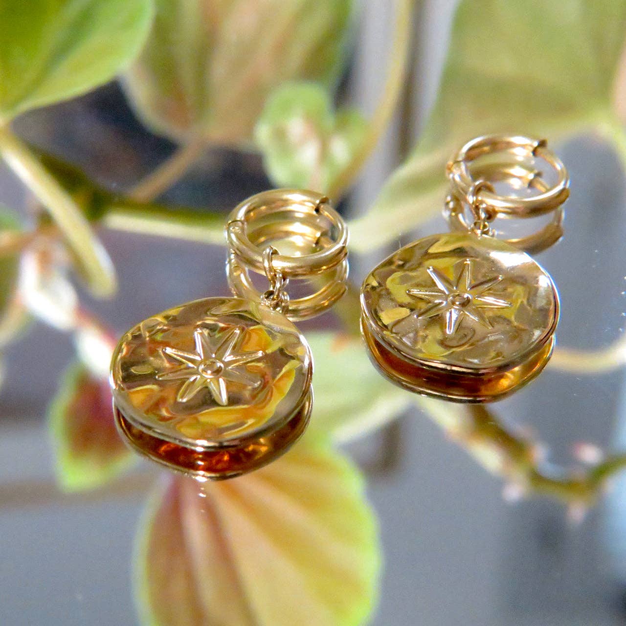 Pendientes de acero inoxidable «PASCALE»