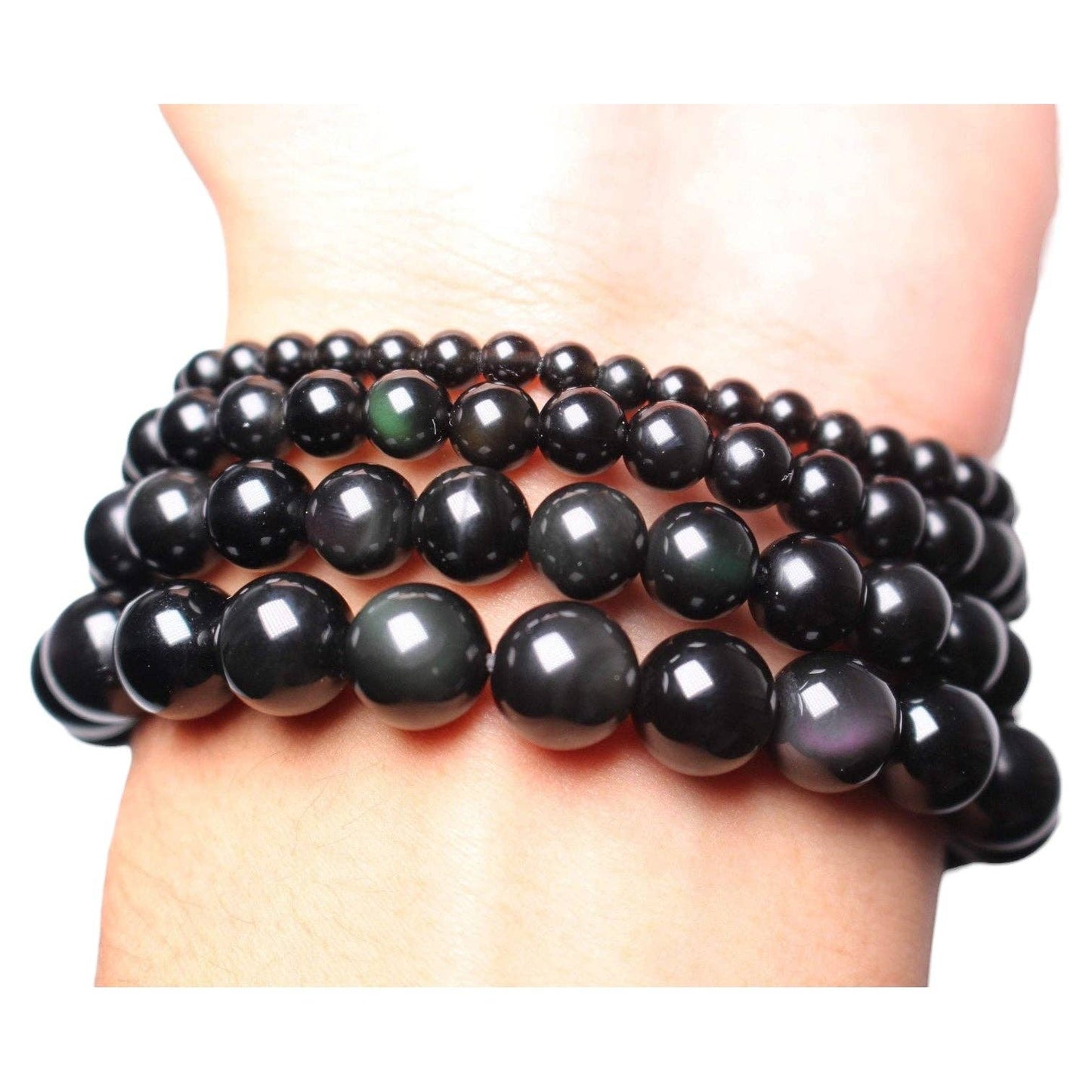 PULSERA DE OBSIDIANA OJO CELESTIAL
