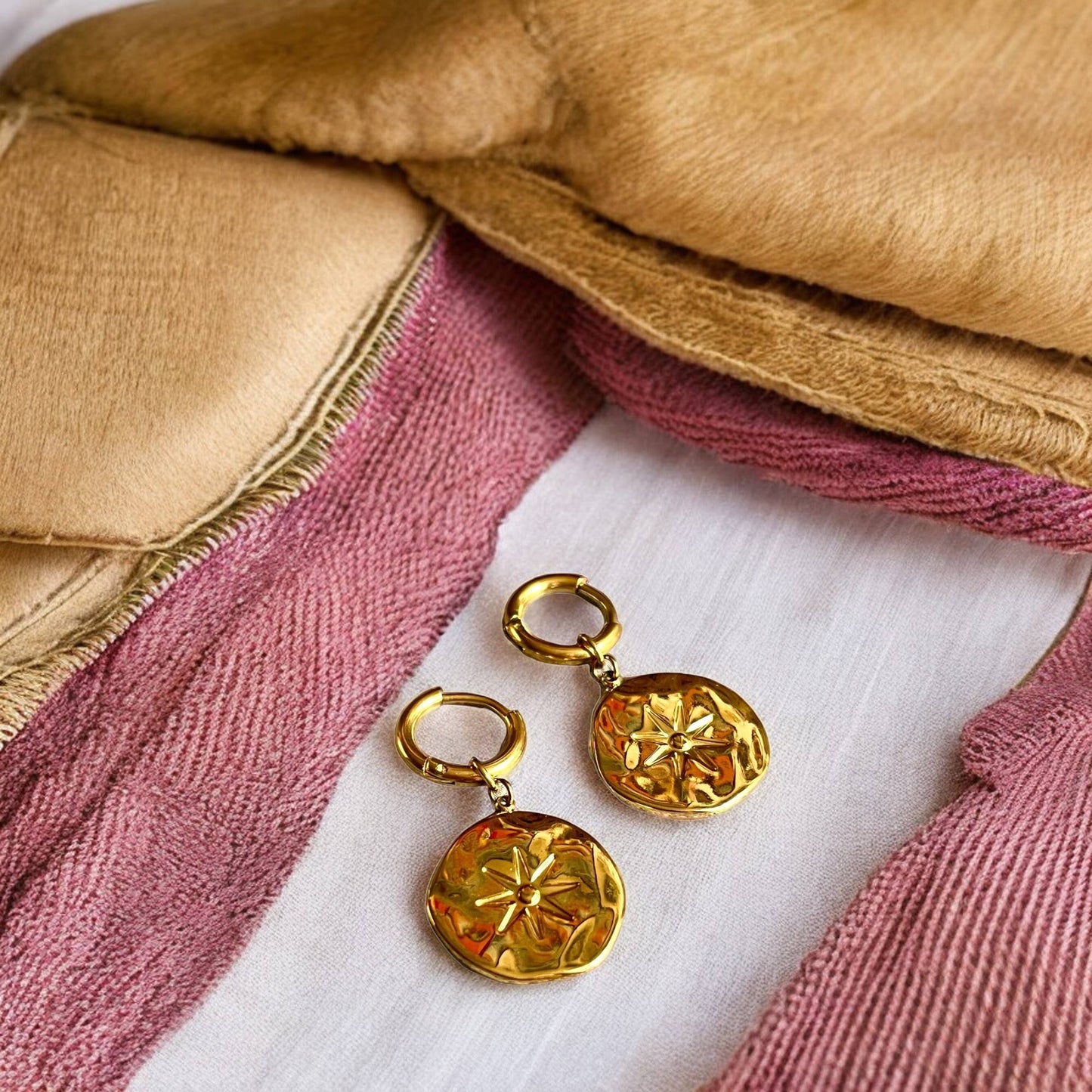Pendientes de acero inoxidable «PASCALE»