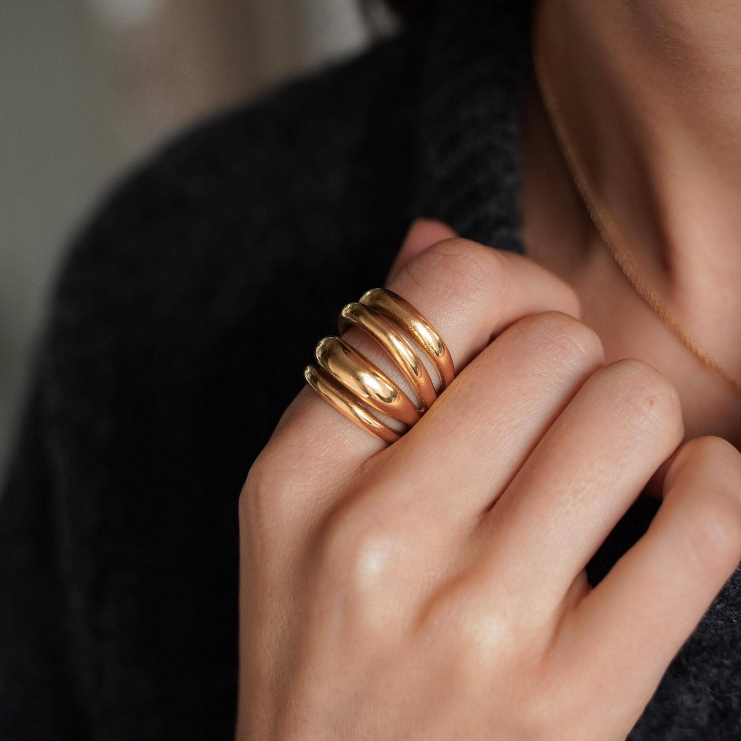 Anillo multihileras de mujer