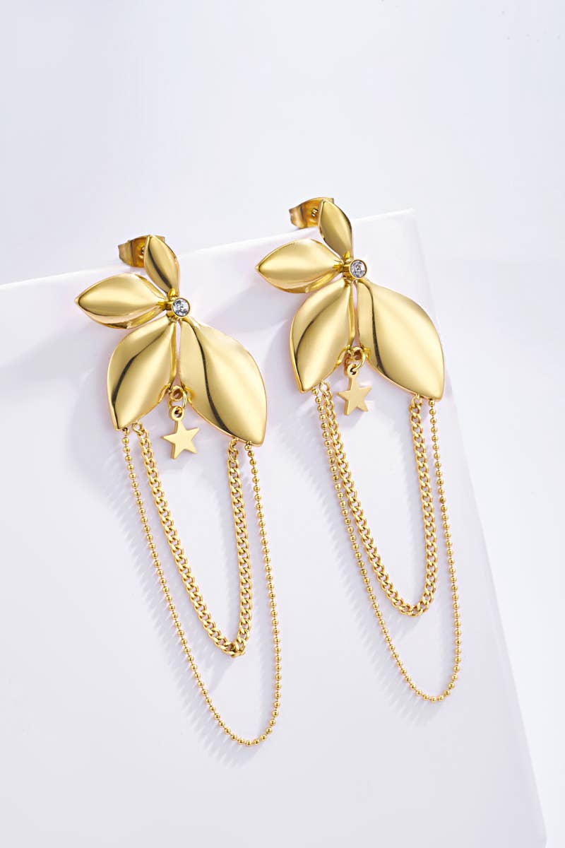 Pendientes de acero inoxidable 124YC19