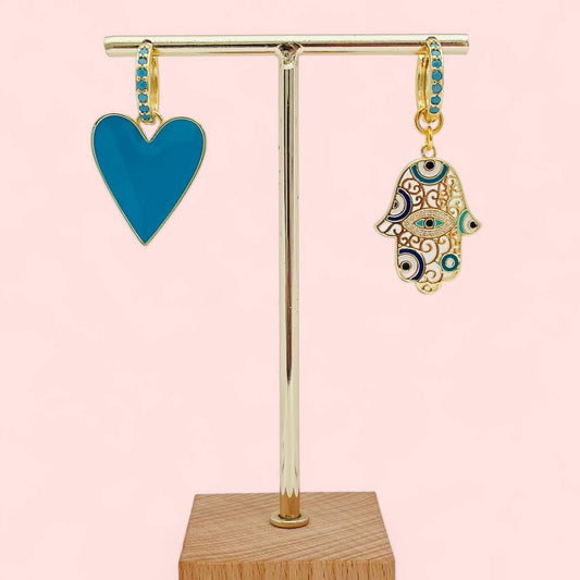 Pendientes de aro Shakao