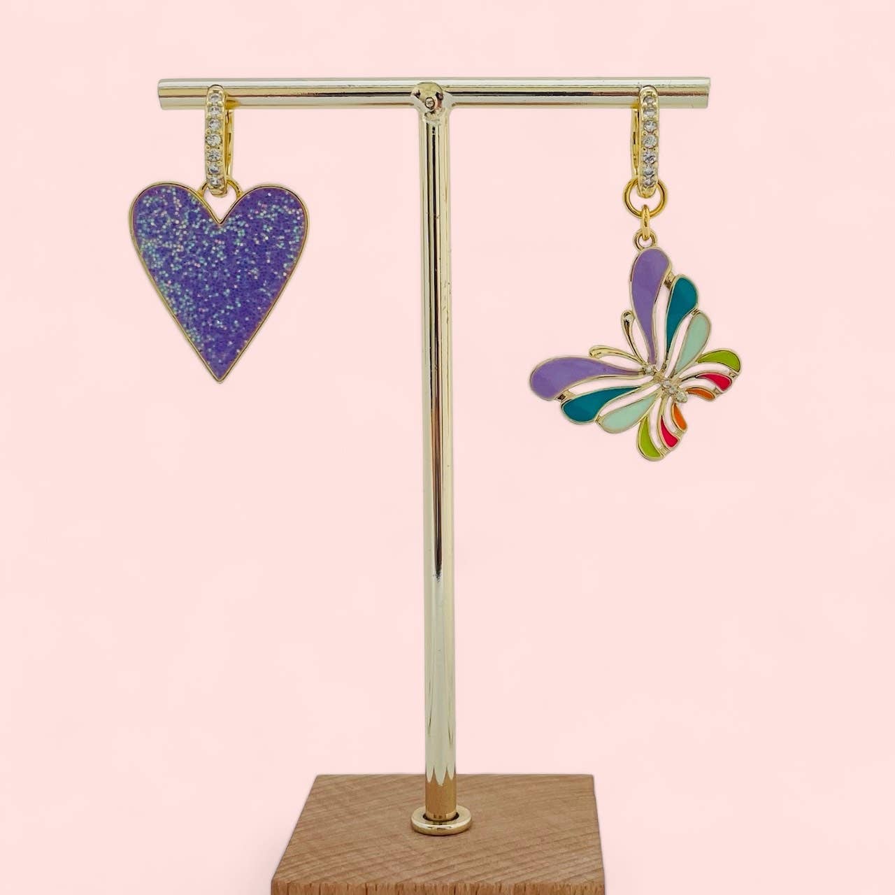 Pendientes de aro My Muticolor Butterfly