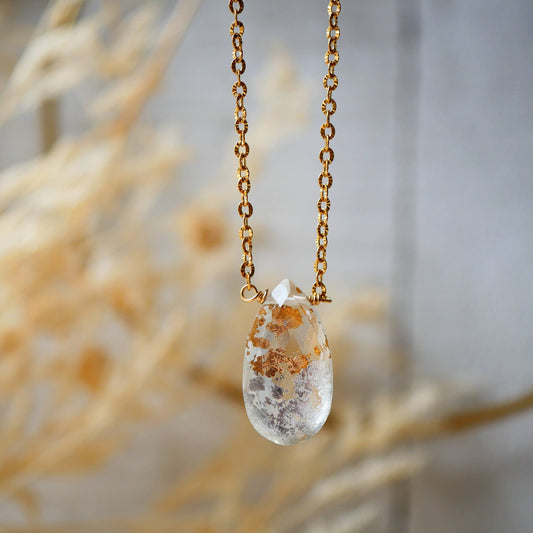 COLLAR UTTHAAN CUARZO NATURAL