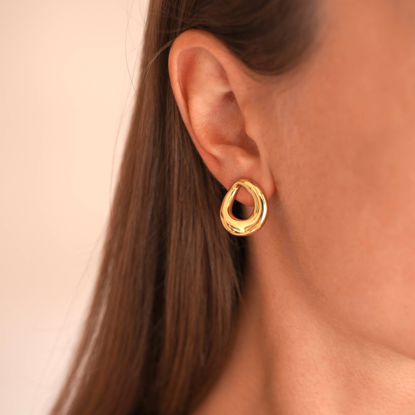 Pendientes redondos curvos de acero inoxidable