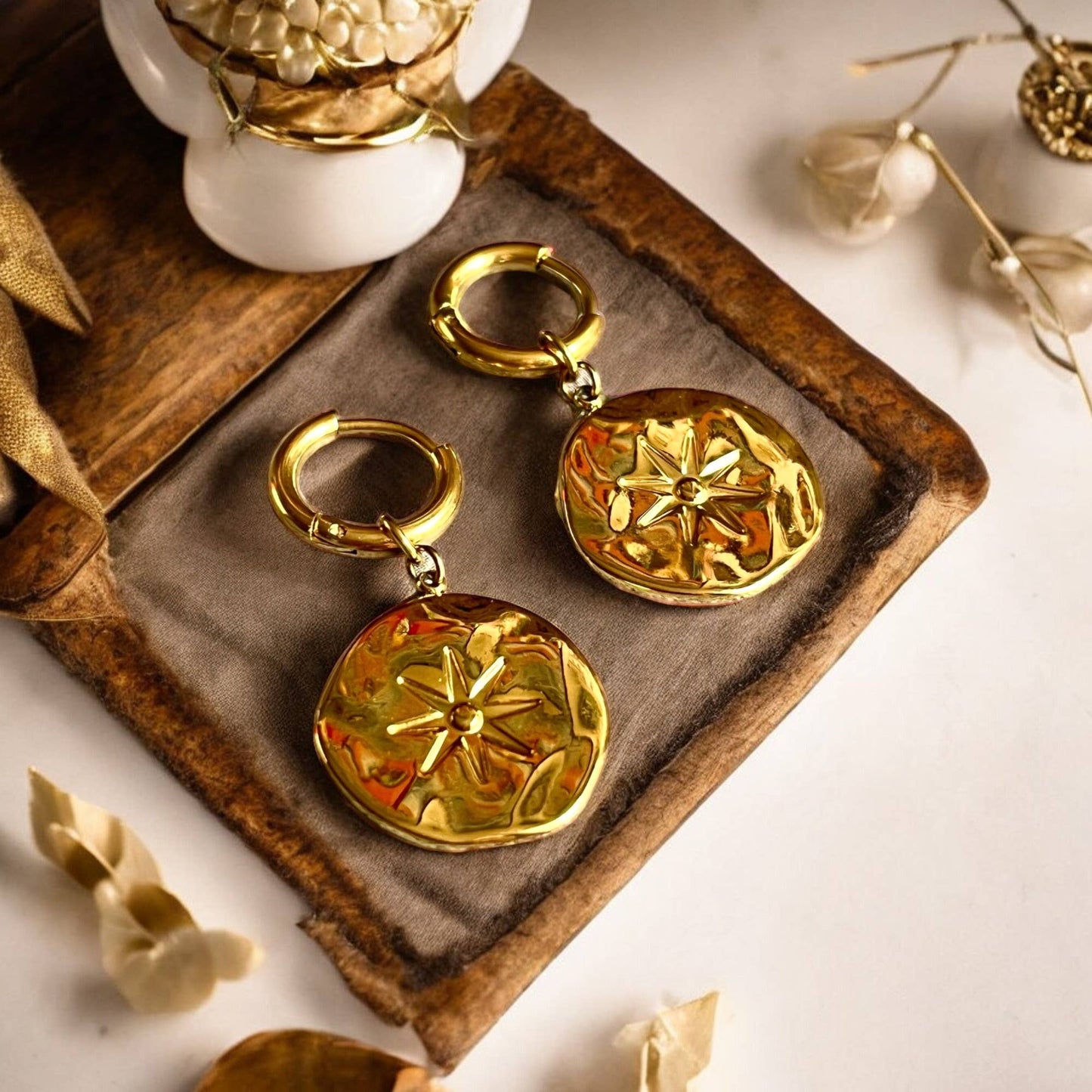 Pendientes de acero inoxidable «PASCALE»