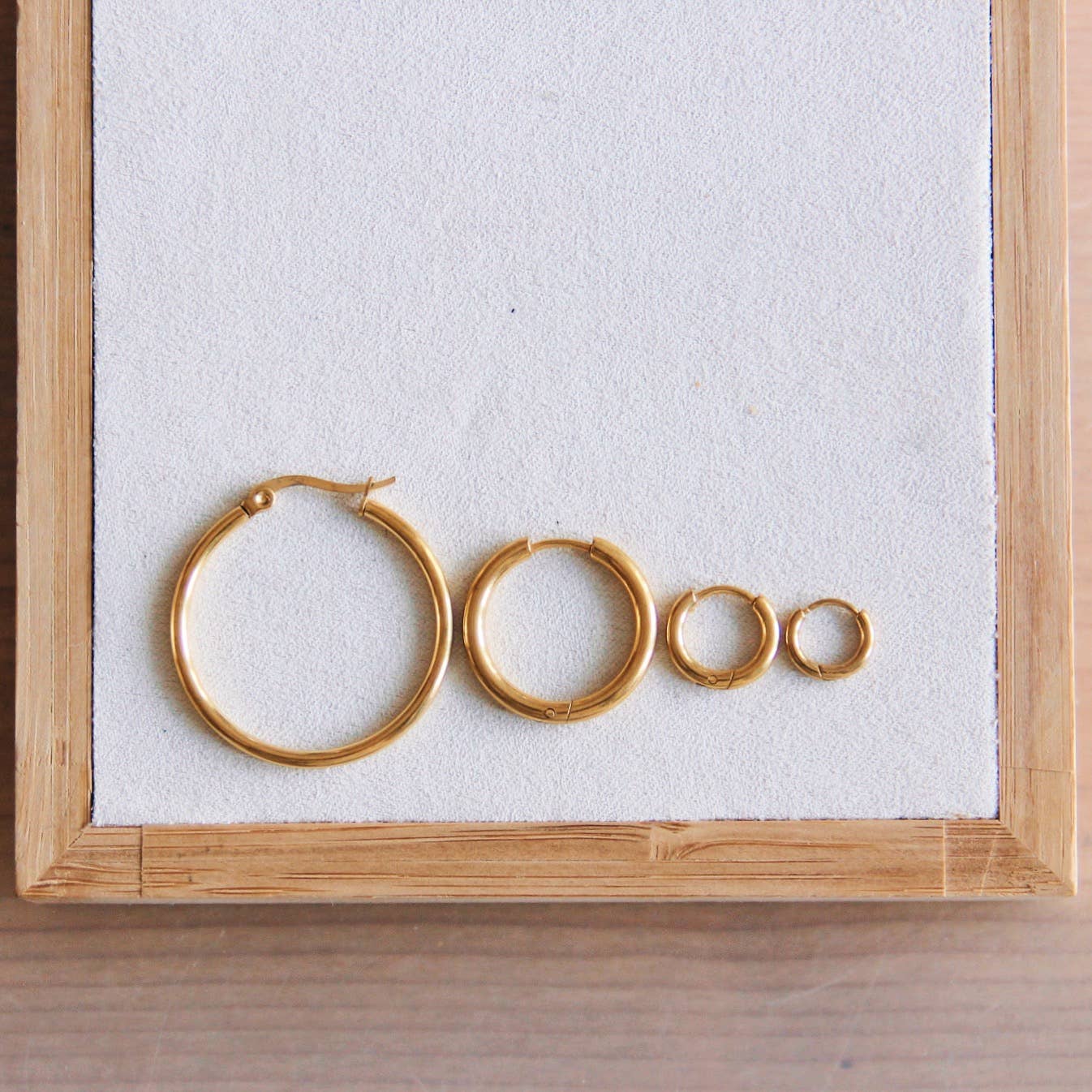 Acero inoxidable Criollas «Básico» de 30 mm - Dorado