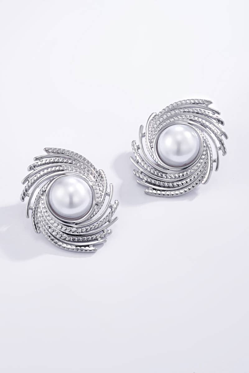 Pendientes de acero inoxidable