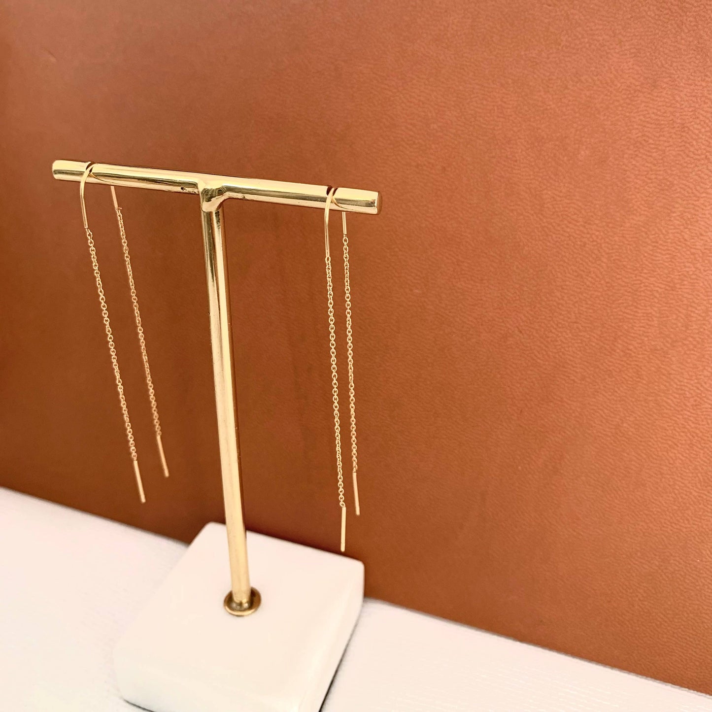 Pendientes colgantes de cadena