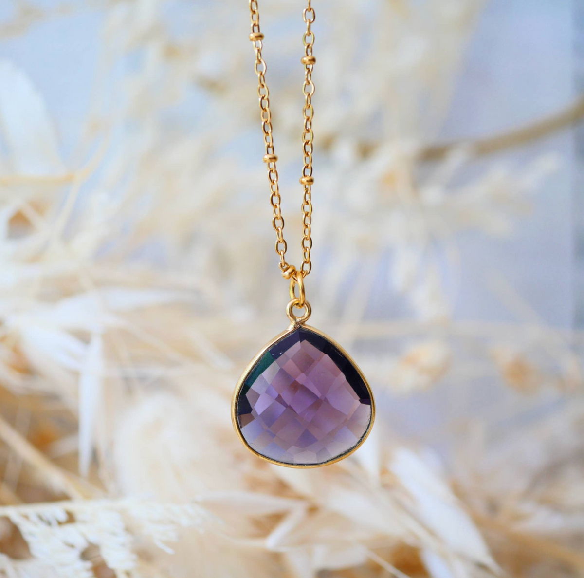 COLLAR JUSTINE - elección de piedra natural