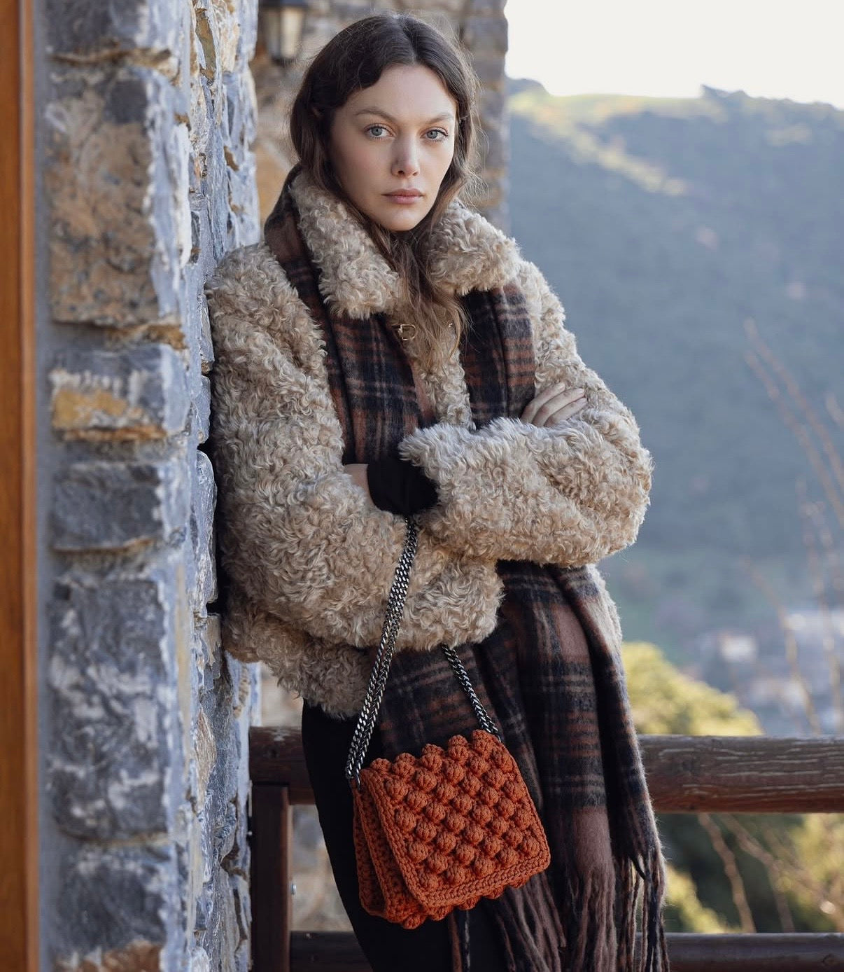 Bolso Aphrodite bandolera crochet