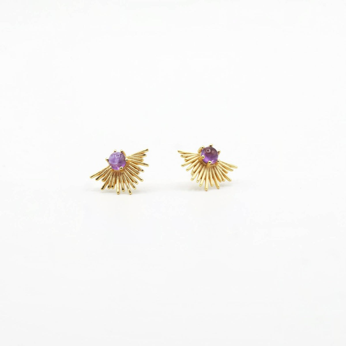 Pendientes mujer: sunrise de amatista
