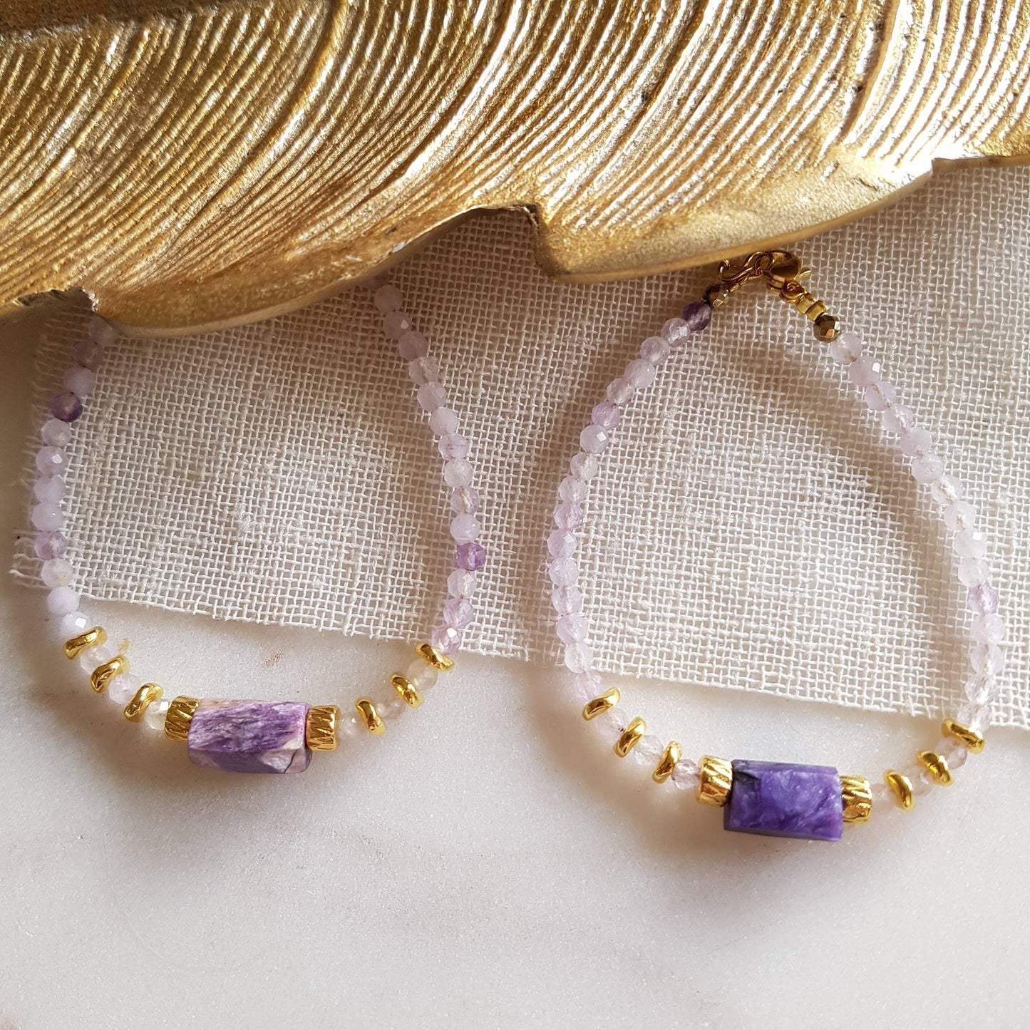 PULSERA CHAROITE - SANA