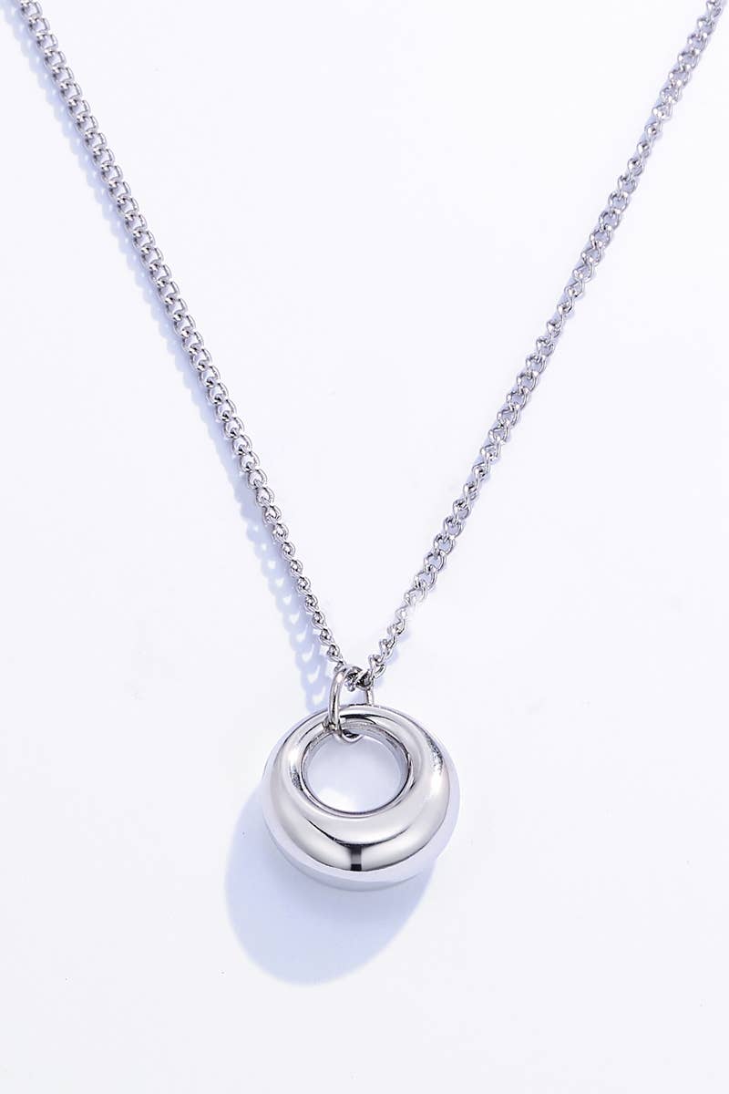 Collar fino de acero inoxidable