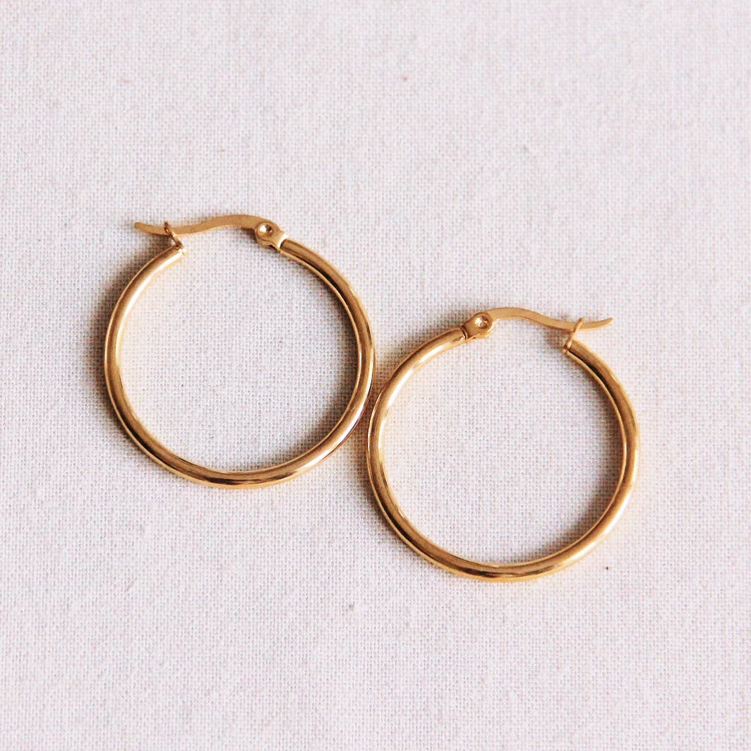 Acero inoxidable Criollas «Básico» de 30 mm - Dorado