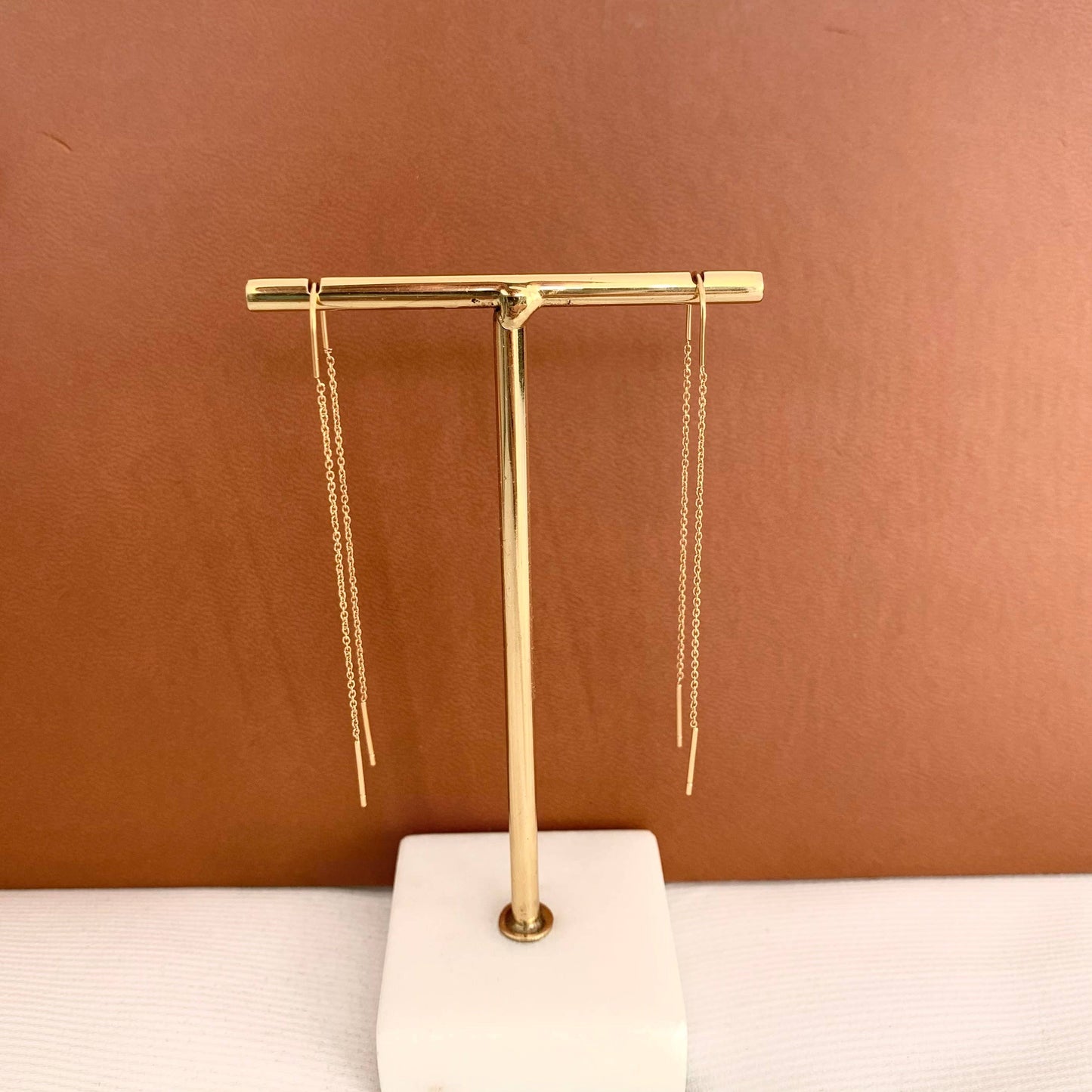 Pendientes colgantes de cadena