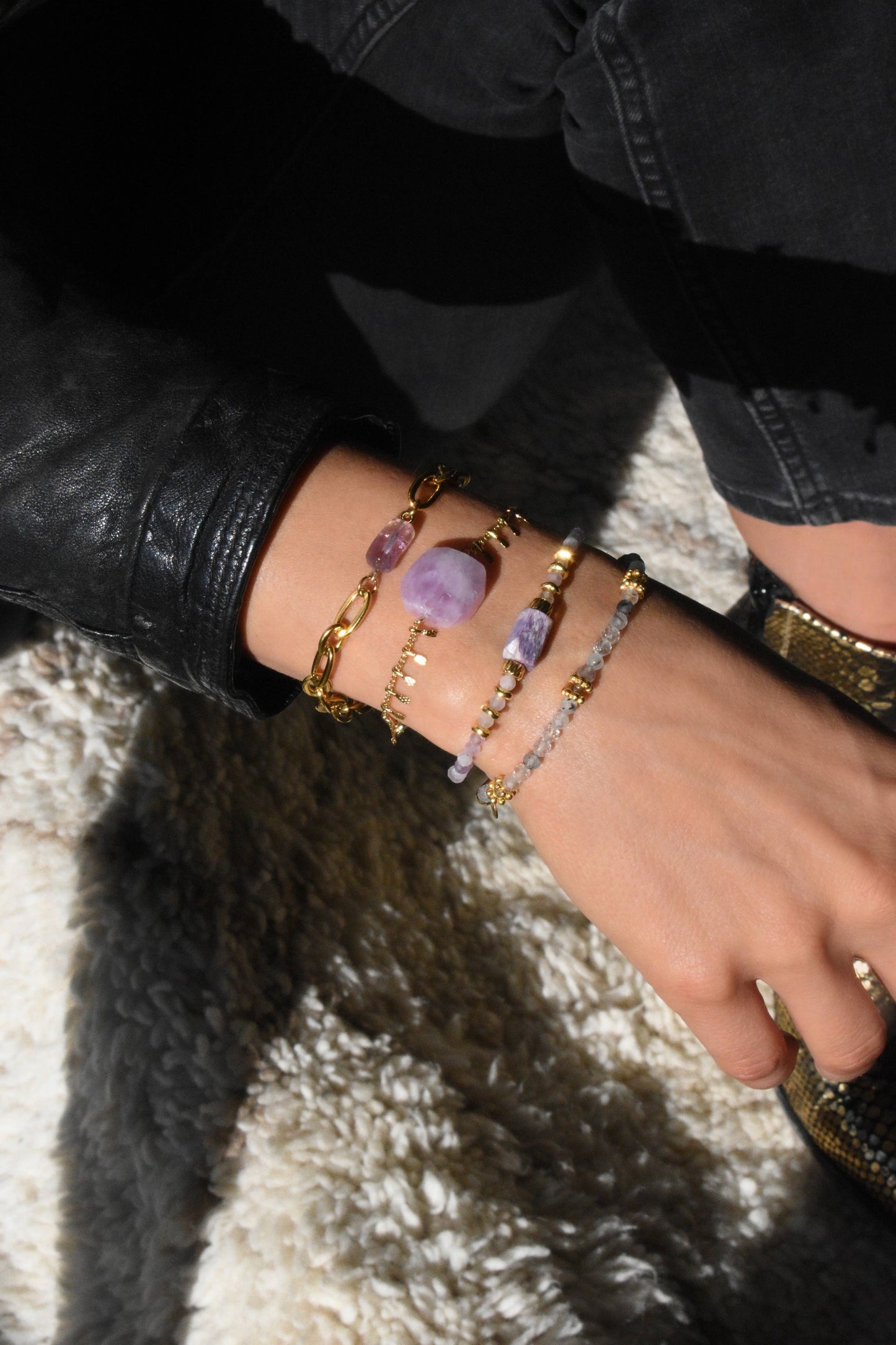 PULSERA CHAROITE - SANA