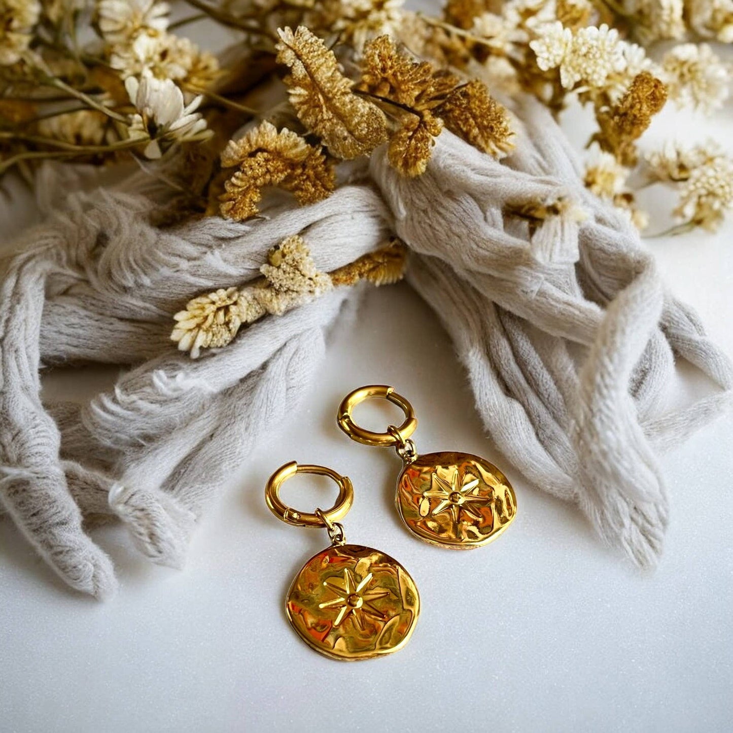 Pendientes de acero inoxidable «PASCALE»