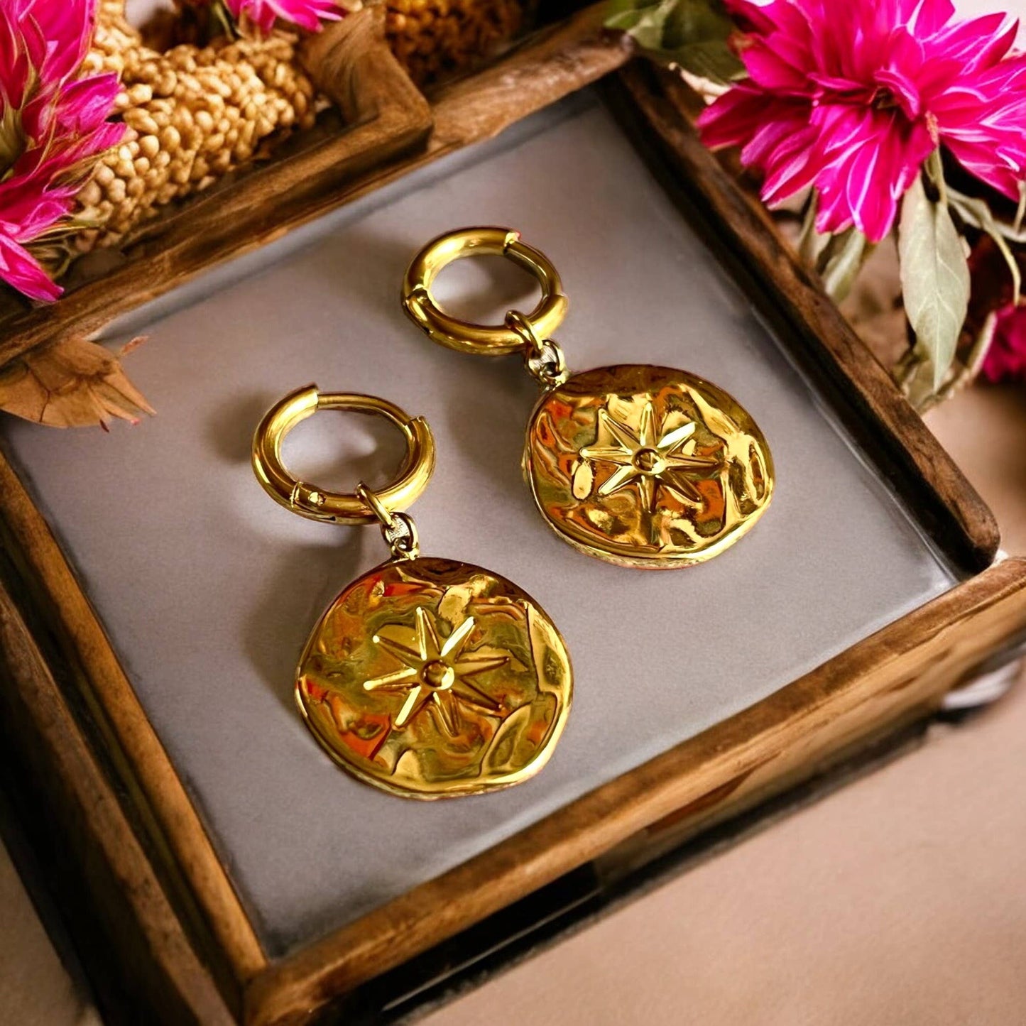 Pendientes de acero inoxidable «PASCALE»