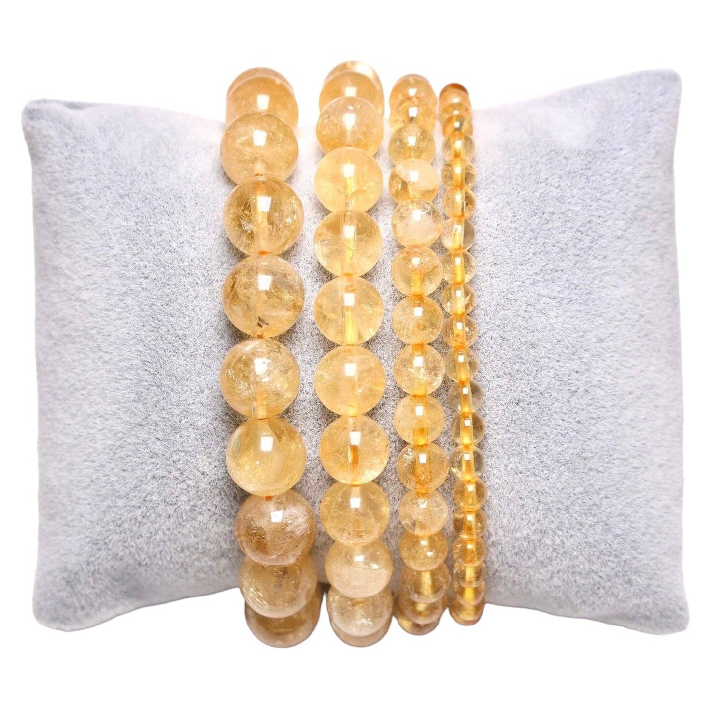 Pulsera de Citrino Natural Calentado – Energía, Vitalidad y Prosperidad
