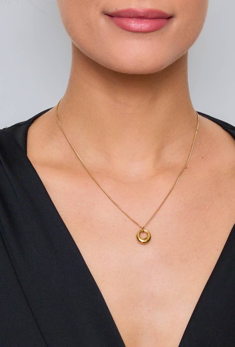 Collar fino de acero inoxidable