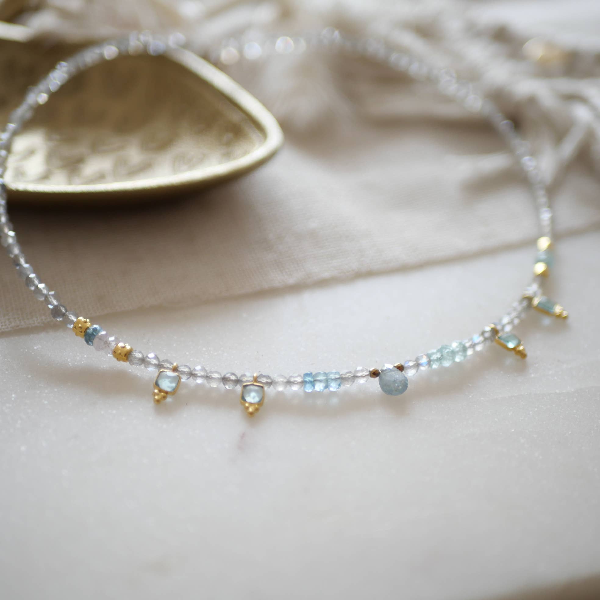 COLLAR KASHI AGUAMARINA