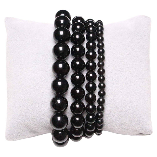 PULSERA DE OBSIDIANA NEGRA