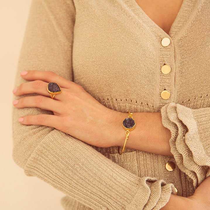 ANILLO FORMENTERA DRUSA NEGRO