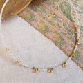 COLLAR PIEDRA LUNA CITRINO - DAYA