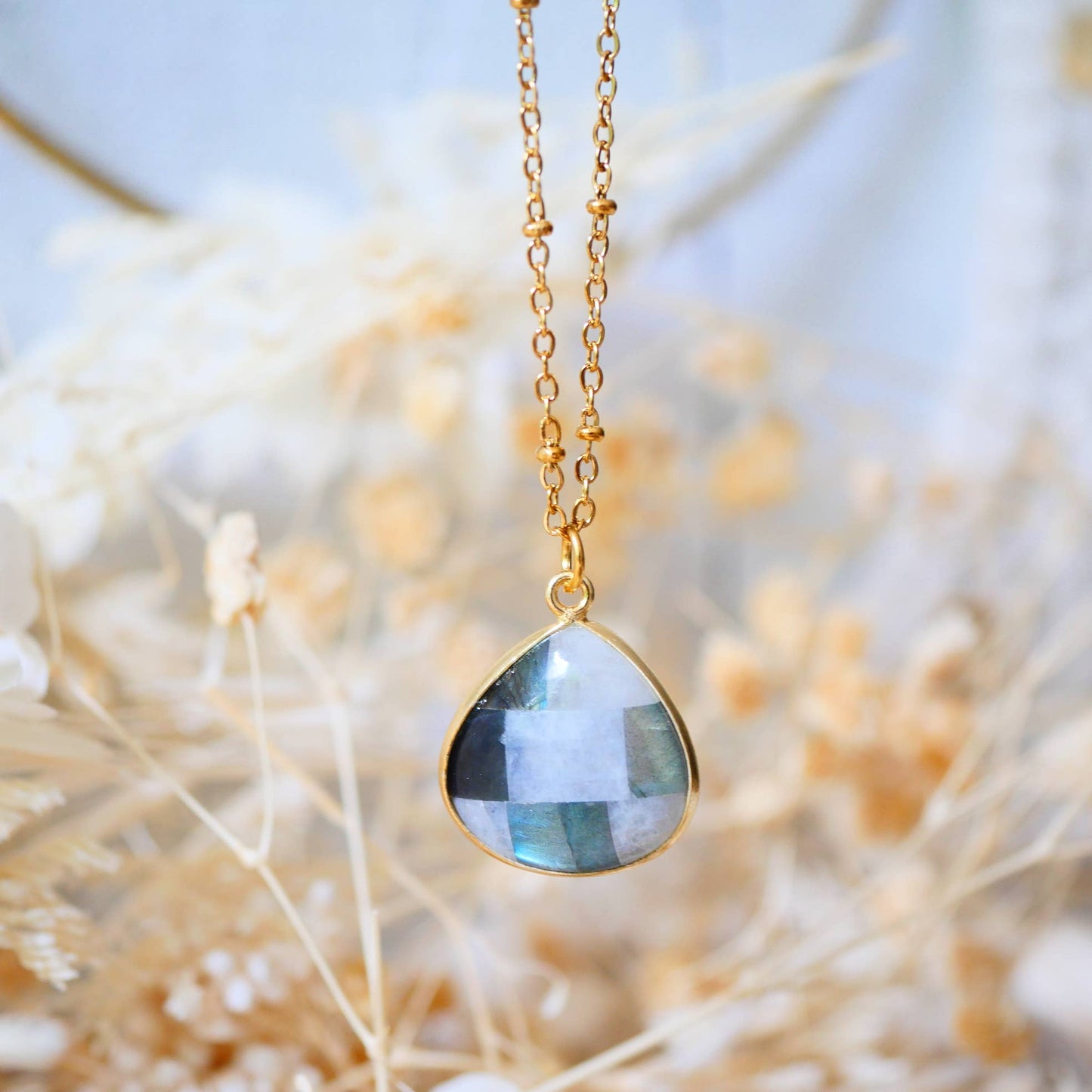 COLLIER JUSTINE - elección de piedra natural