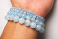 Pulsera de Aguamarina Natural – Calma, Claridad y Equilibrio
