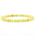 Pulsera de jade limón 4 mm