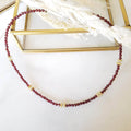 Collar PAOLA – Piedras Naturales (Granate, Apatita, Turquesa o Turmalina Multicolor)