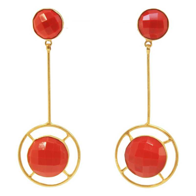 Pendientes Manuela Rojo