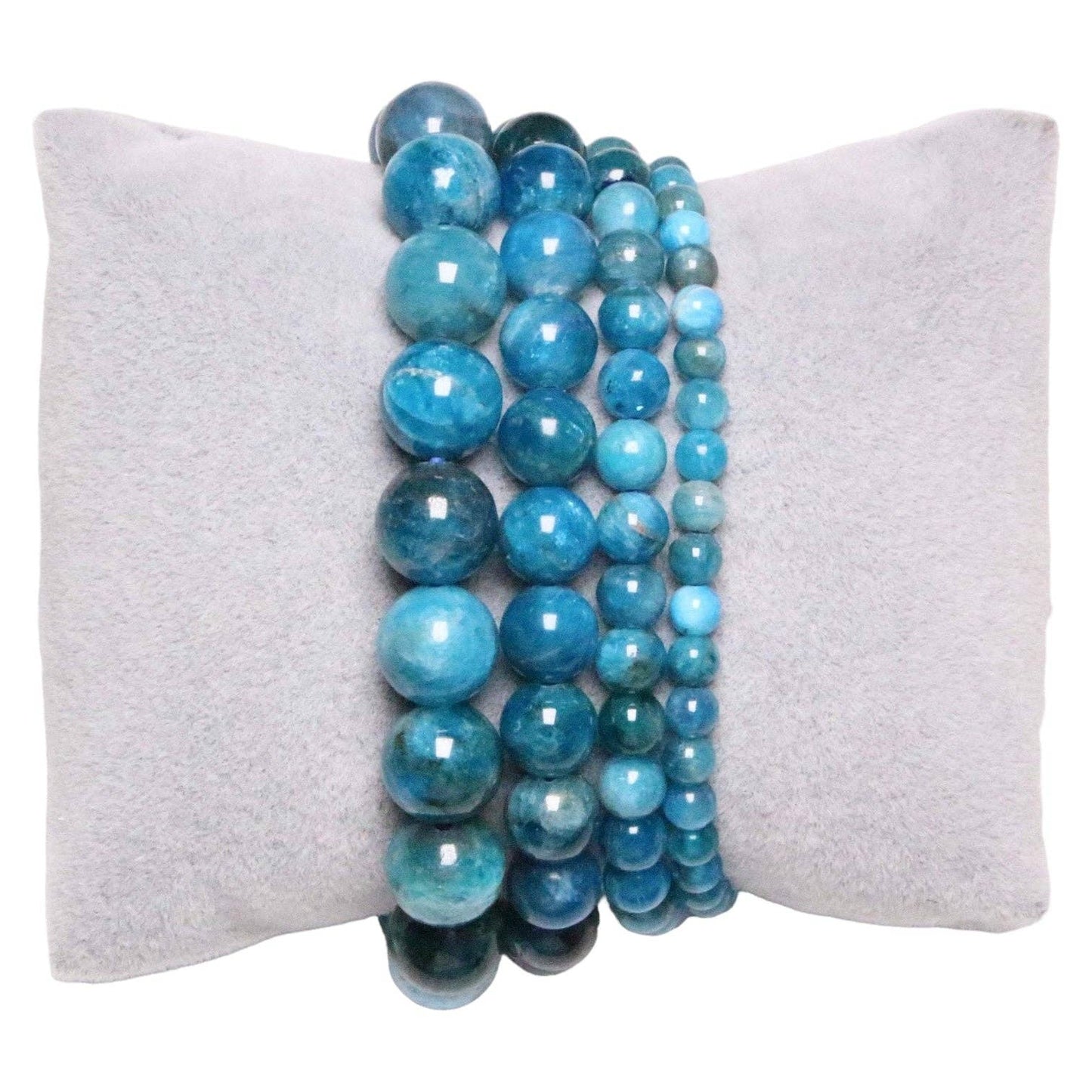 PULSERA DE APATITA AZUL