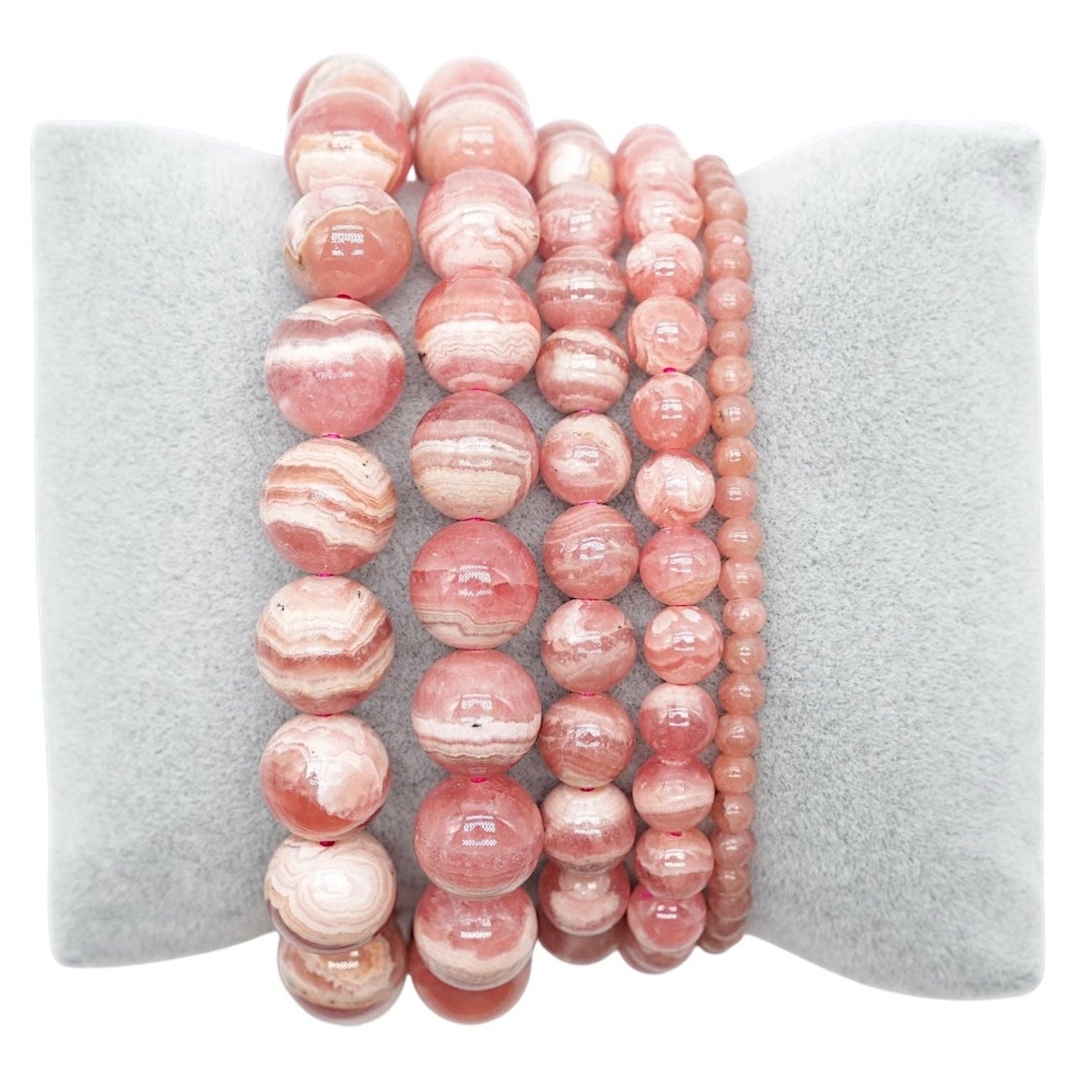 Pulsera de cuentas de Rodocrosita
