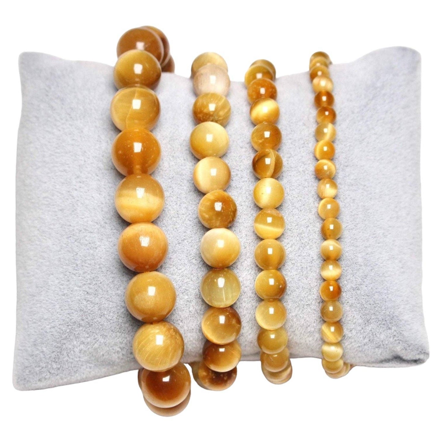 PULSERA DE OJO DE TIGRE DORADO