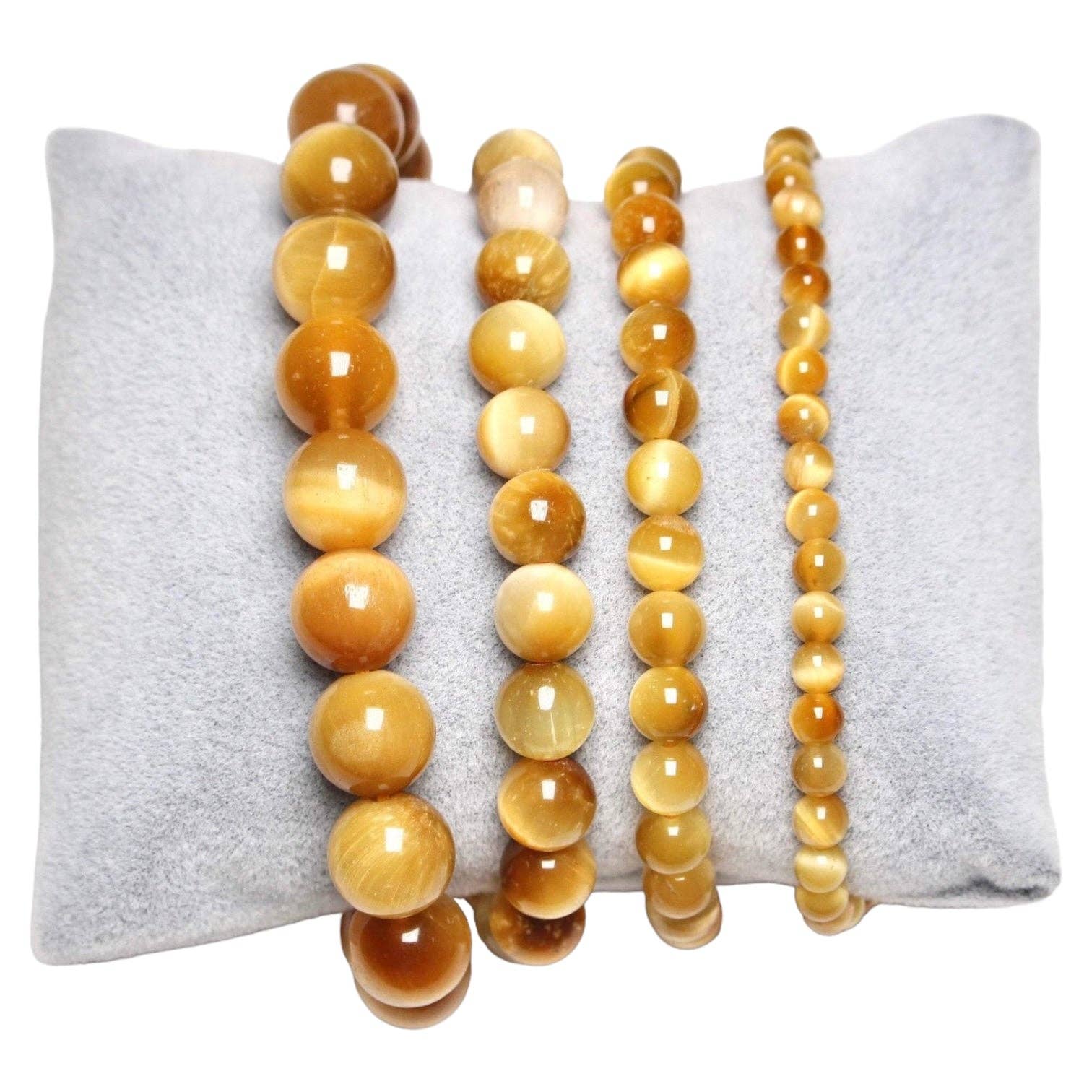 PULSERA DE OJO DE TIGRE DORADO