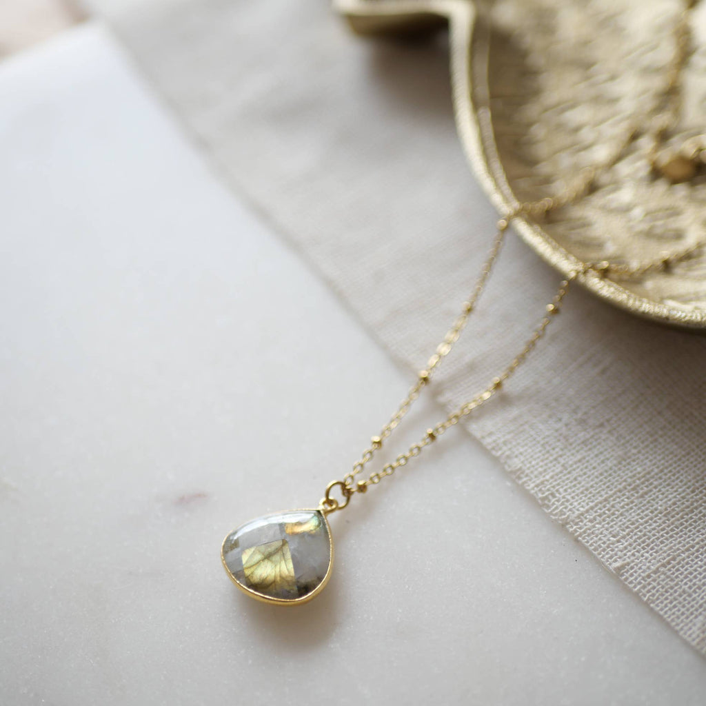 COLLIER JUSTINE - elección de piedra natural