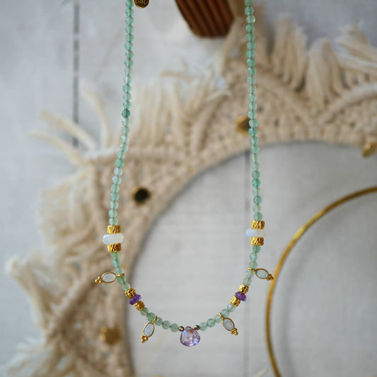 COLLAR CHAMAK AVENTURINA