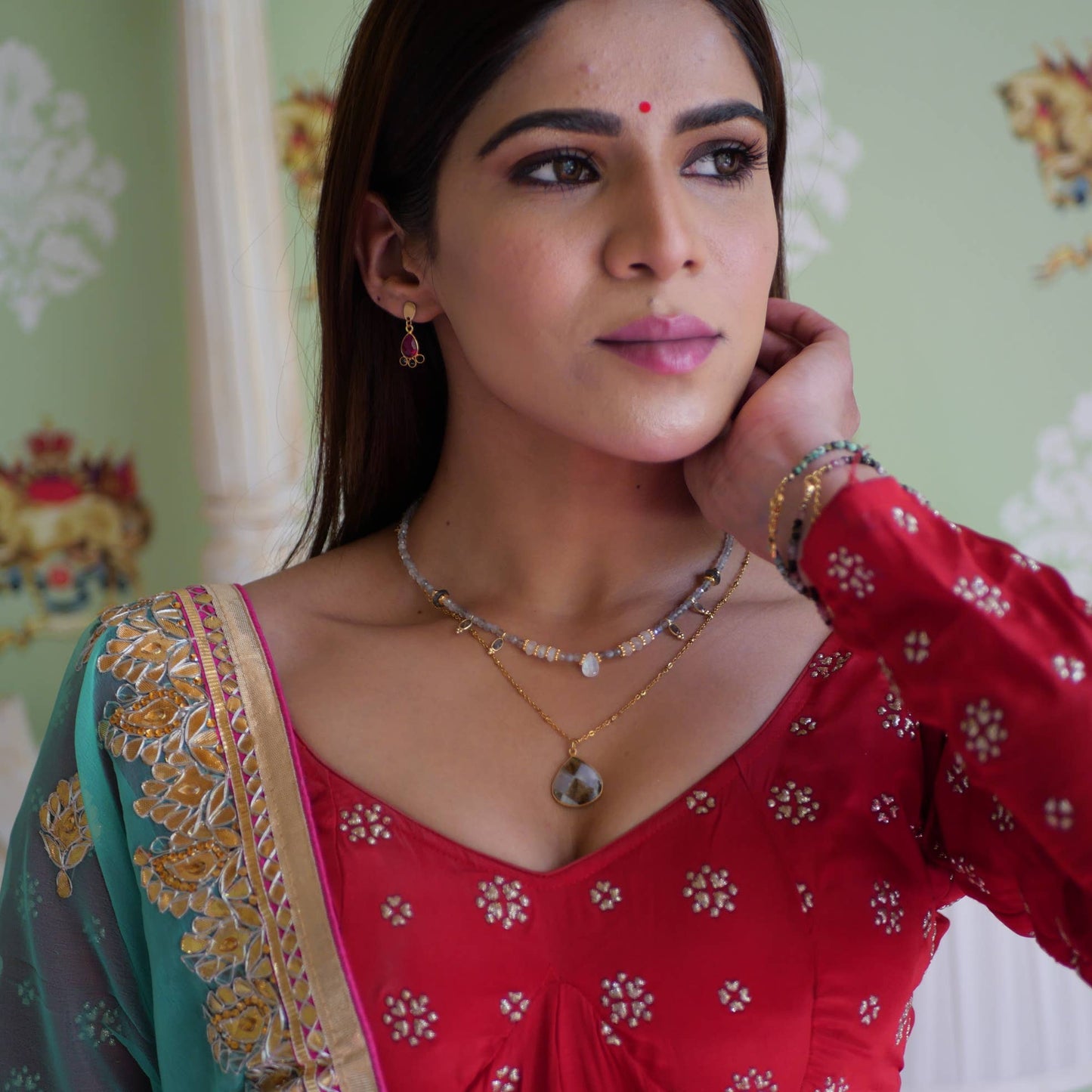 COLLIER JUSTINE - elección de piedra natural