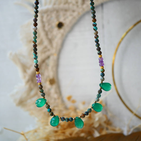 COLLAR CHANDI ÓNIX VERDE