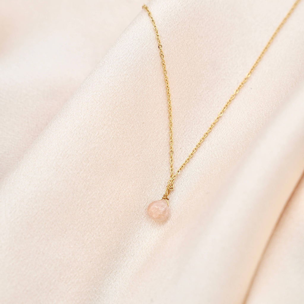 COLLAR DORADO - Piedra a elegir