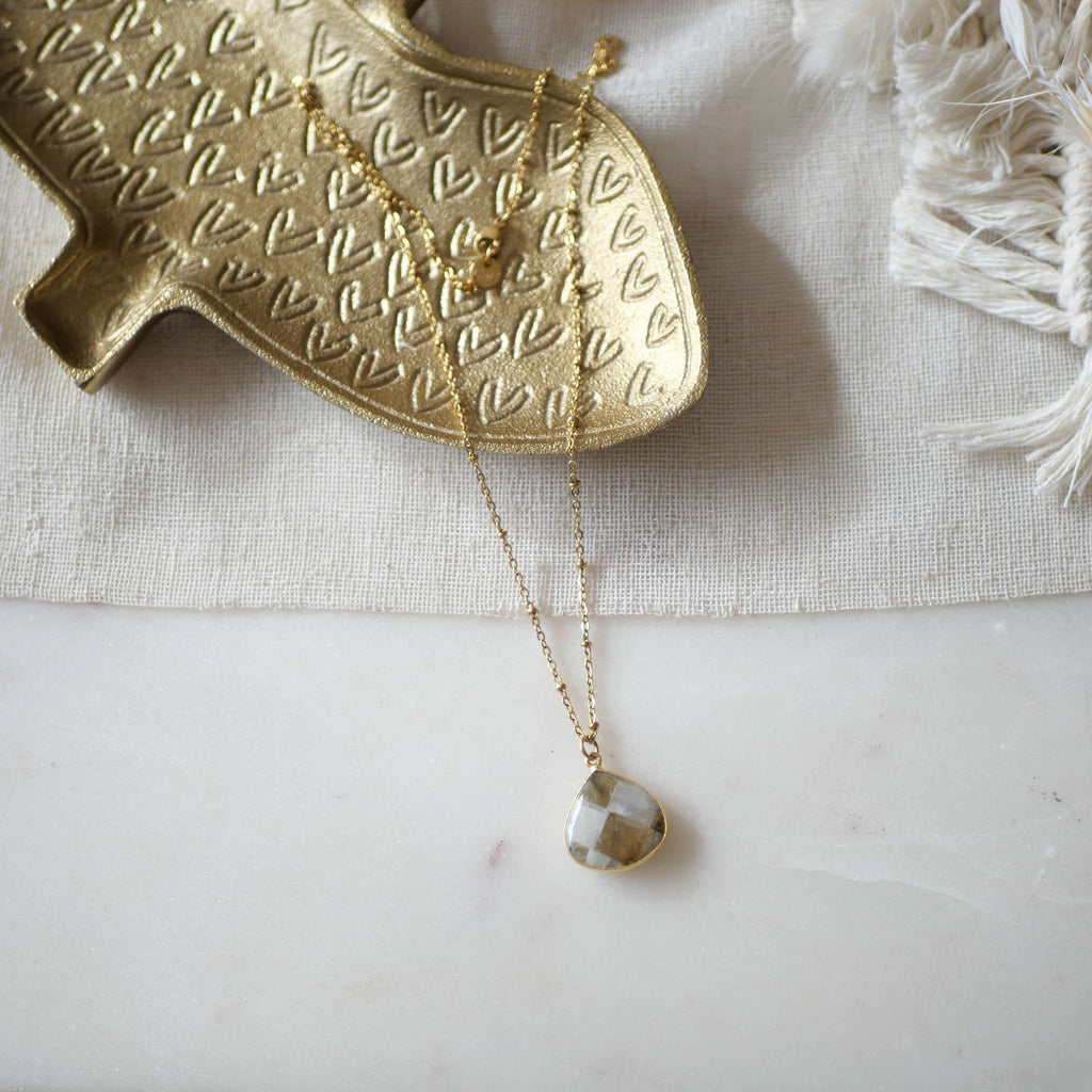 COLLIER JUSTINE - elección de piedra natural