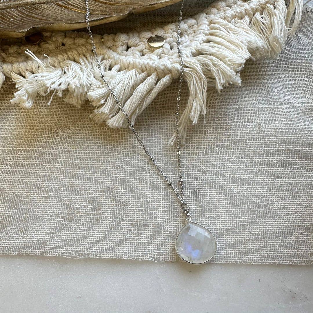 COLLIER JUSTINE - elección de piedra natural