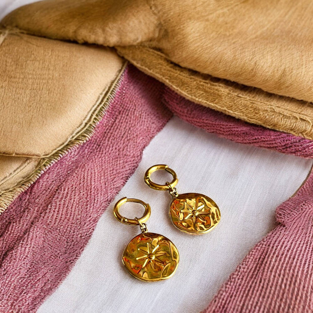 Pendientes de acero inoxidable «PASCALE»