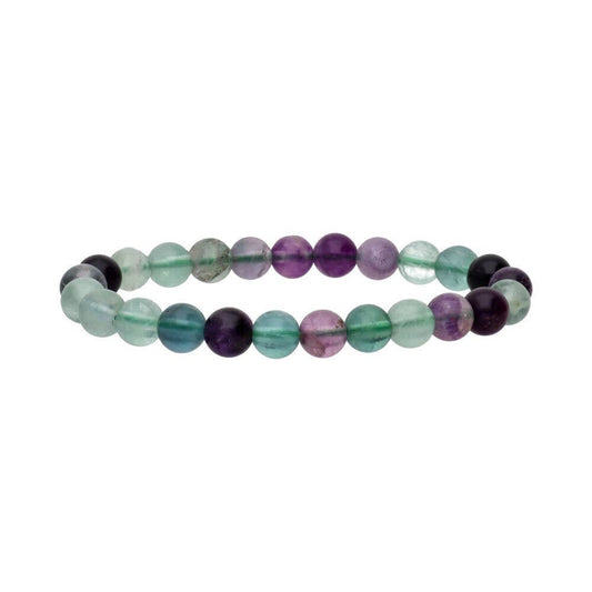 Pulsera de Fluorita Arcoíris Verde 8mm