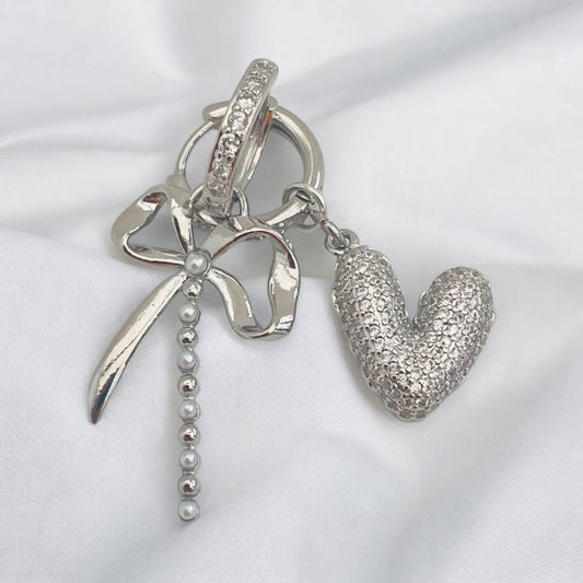 Pendientes de aro Picéa Silver