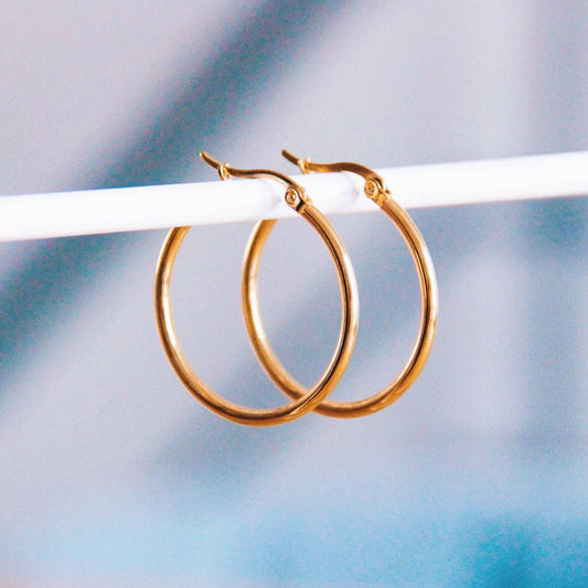 Acero inoxidable Criollas «Básico» de 30 mm - Dorado